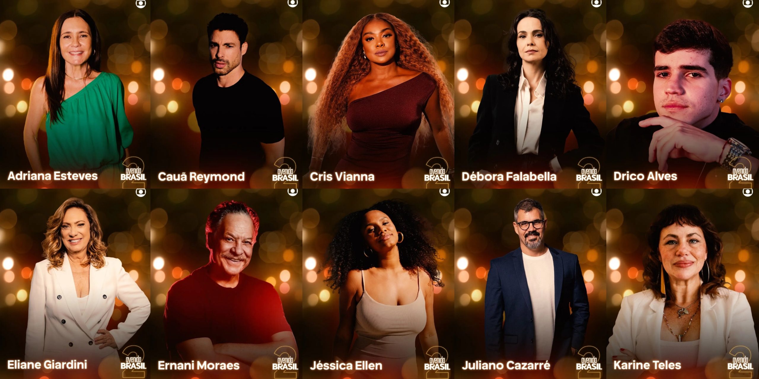 TIME DE SURPRESAS Globo confirma parte do elenco de Avenida Brasil 2